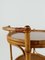 Vintage Round Serving Bar Cart in Bamboo and Rattan, 1960s, Image 18