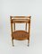 Vintage Round Serving Bar Cart in Bamboo and Rattan, 1960s, Image 15