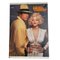 Vintage German Madonna and Warren Beatty Poster from Popcorn Magazine De La Pelicula Dick Tracy 1