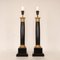 Vintage French Napoleonic Lamps in Black Marble and Gold Gilded Bronze, 1980s, Set of 2 6