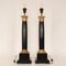 Vintage French Napoleonic Lamps in Black Marble and Gold Gilded Bronze, 1980s, Set of 2 4