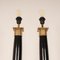 Vintage French Napoleonic Lamps in Black Marble and Gold Gilded Bronze, 1980s, Set of 2, Image 10
