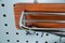 Mid-Century Teak & Chrome Coat Rack with Tubular Frame, 1960s, Image 4