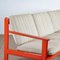 Orangefarbenes 3-Sitzer Sofa, Italien, 1970er 3