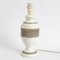 Mid-Century Crackle Glaze Tischlampe aus Keramik von Ugo Zaccagnini 2