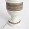 Mid-Century Crackle Glaze Tischlampe aus Keramik von Ugo Zaccagnini 4