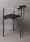 Postmoderner Modell Trix Stuhl aus Leder & Metall von KF Forster für KFF Design, 1980er 2