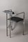 Postmoderner Modell Trix Stuhl aus Leder & Metall von KF Forster für KFF Design, 1980er 16