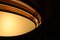 Große Deckenlampe aus Messing & Glas von Estiluz 8