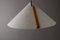 Danish Pendant Lamp in Wood and Paper from Domus, 1980s 3