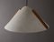 Danish Pendant Lamp in Wood and Paper from Domus, 1980s 12