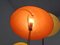 Lámpara de pie italiana de fibra de vidrio y latón, años 50, Imagen 13