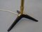 Italian Glass Fiber & Brass Floor Lamp, 1950s 22