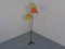 Italian Glass Fiber & Brass Floor Lamp, 1950s, Image 26