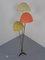 Lámpara de pie italiana de fibra de vidrio y latón, años 50, Imagen 21