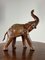 Figura di elefante vintage in pelle, Immagine 6