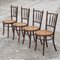 Italian Wooden Chairs, Set of 4 1