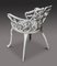 Antique Coalbrookdale Style Garden Chairs in Cast Iron, 1890s, Set of 5 6