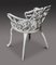 Antique Coalbrookdale Style Garden Chairs in Cast Iron, 1890s, Set of 5, Image 6
