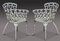 Antique Coalbrookdale Style Garden Chairs in Cast Iron, 1890s, Set of 5 1