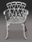 Antique Coalbrookdale Style Garden Chairs in Cast Iron, 1890s, Set of 5, Image 2