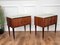 Comodini Mid-Century in legno e ottone, Italia, anni '50, set di 2, Immagine 8