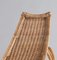 Modernist Wrought Iron & Wicker Lounge Chair with Arms and Footrest, 1930s 13