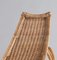 Modernist Wrought Iron & Wicker Lounge Chair with Arms and Footrest, 1930s, Image 13