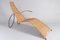 Modernist Wrought Iron & Wicker Lounge Chair with Arms and Footrest, 1930s 1