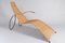 Modernist Wrought Iron & Wicker Lounge Chair with Arms and Footrest, 1930s, Image 1
