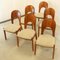 Vintage Chairs by Niels Koefoed for Koefoeds Hornslet, Set of 6 3