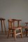 Moderne norwegische Sessel aus Kiefernholz von Krogenæs, 1950er, 4er Set, 4er Set 6