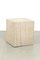 Cube Side Table in Travertine 1
