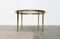 Mid-Century Hollywood Regency German Brass and Glass Coffee Couch Table from Vereinigte Werkstätten, 1960s, Image 1