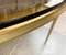 Mid-Century Hollywood Regency German Brass and Glass Coffee Couch Table from Vereinigte Werkstätten, 1960s 11