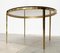 Mid-Century Hollywood Regency German Brass and Glass Coffee Couch Table from Vereinigte Werkstätten, 1960s 14