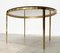 Mid-Century Hollywood Regency German Brass and Glass Coffee Couch Table from Vereinigte Werkstätten, 1960s, Image 14
