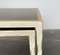 Mid-Century German Hollywood Regency Brass and Mirror Glass Nesting Tables from Vereinigte Werkstätten, 1960s, Set of 2 20