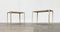 Tables Gigognes Mid-Century Hollywood Regency en Laiton et Verre Miroir de Vereinigte Werkstätten, Allemagne, 1960s, Set de 2 22