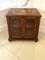 Small Victorian Mahogany Marquetry Inlaid Display Cabinet, 1850s, Image 1