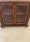 Small Victorian Mahogany Marquetry Inlaid Display Cabinet, 1850s, Image 11