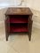 Small Victorian Mahogany Marquetry Inlaid Display Cabinet, 1850s 4