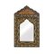 Oriental Hand Painted Wooden Mirror 1