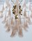 Mid-Century Modern Murano Glass Chandelier with Petals from Mazzega, Italy, 1970s 4