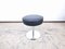 Leather Stool in Black from de Sede 1