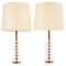 Swedish Table Lamps by Carl Fagerlund for Orrefors, 1960s, Set of 2 1