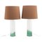Swedish Glass Lamps by Luxus, 1970s, Set of 2 1