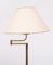 Brass Swing Arm Floor Lamp from Deknudt, Belgium, 1970s, Image 3