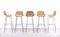 Bar Stools by Dirk van Sliedregt for Rohé Noordwolde, Holland, 1960s, Set of 5, Image 3