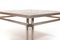 Tavolino con piastrelle intarsiate e metallo cromato, Danimarca, anni '60, Immagine 6